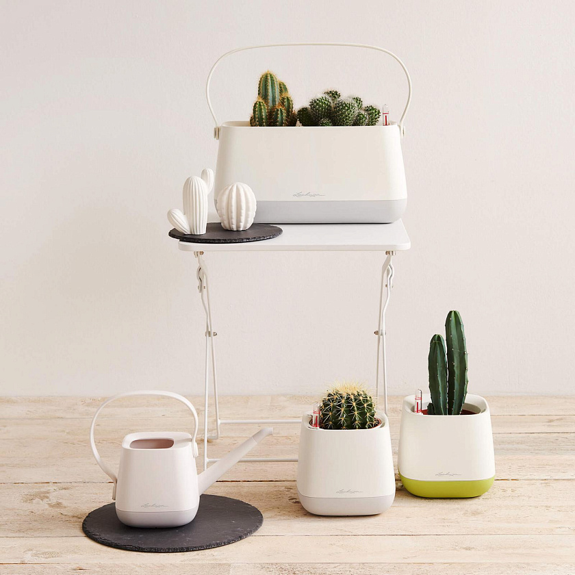 Кашпо Лечуза Юла (белый/серый)_2