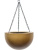 Подвесное кашпо Gradient hanging bowl matt honey - Фото 1