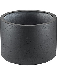 Кашпо Grigio cylinder anthracite-concrete