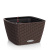 Кашпо Lechuza Bacino Cottage (коричневый) - Фото 1