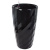 Кашпо Planta Vita Vase Rib (черный) - Фото 1