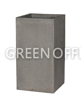 Кашпо Stone bouvy brushed cement