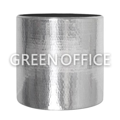 Кашпо Trend цилиндр дизайн серебро - Фото 1