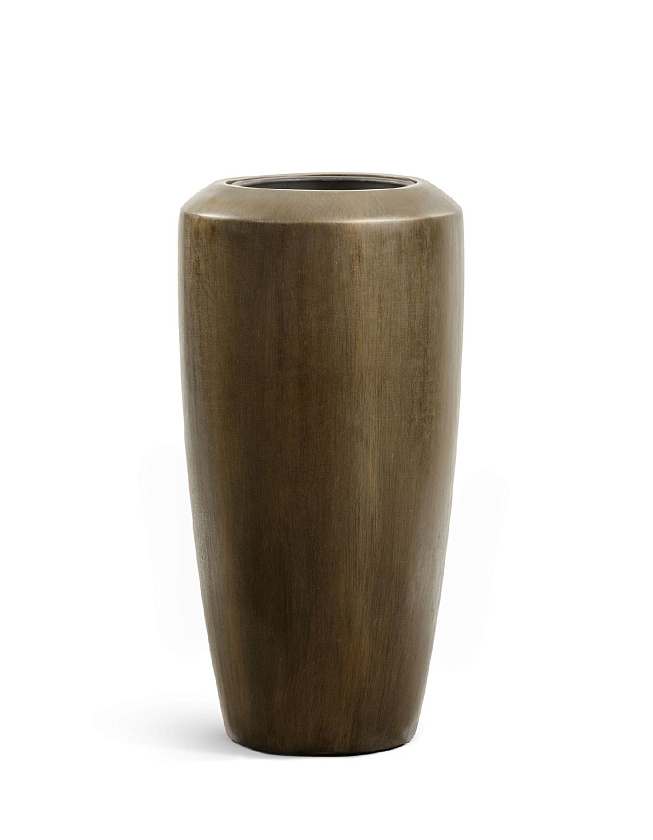 Кашпо Эффектори металл Высокий конус Дизайн Черная бронза_4