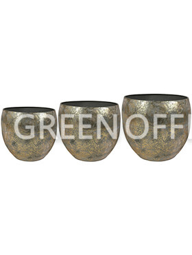 Кашпо Indoor pottery pot thomas gold (s3)